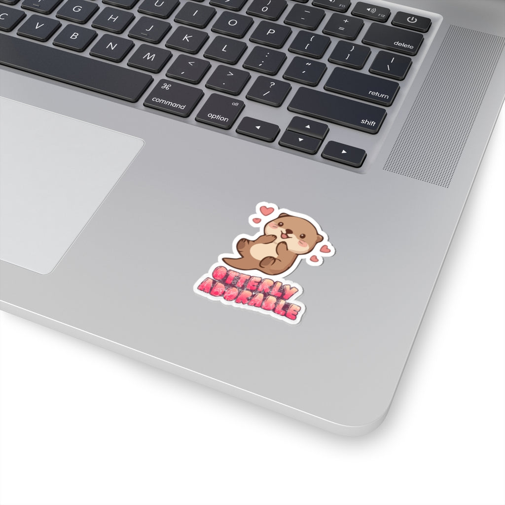 Otterly Adorable Kiss-Cut Sticker