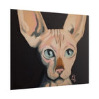 Sphynx Cat Art Poster — Rolled Fine Art Print