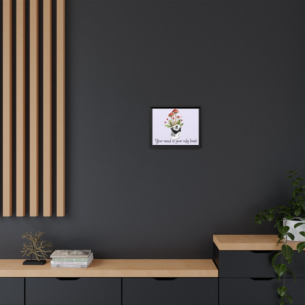 Personalize it! "Your Mind is Your Only Limit" Framed Canvas Wall Art