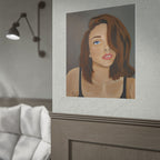 Rolled Poster — Portrait "Freckled Girl" Art Print