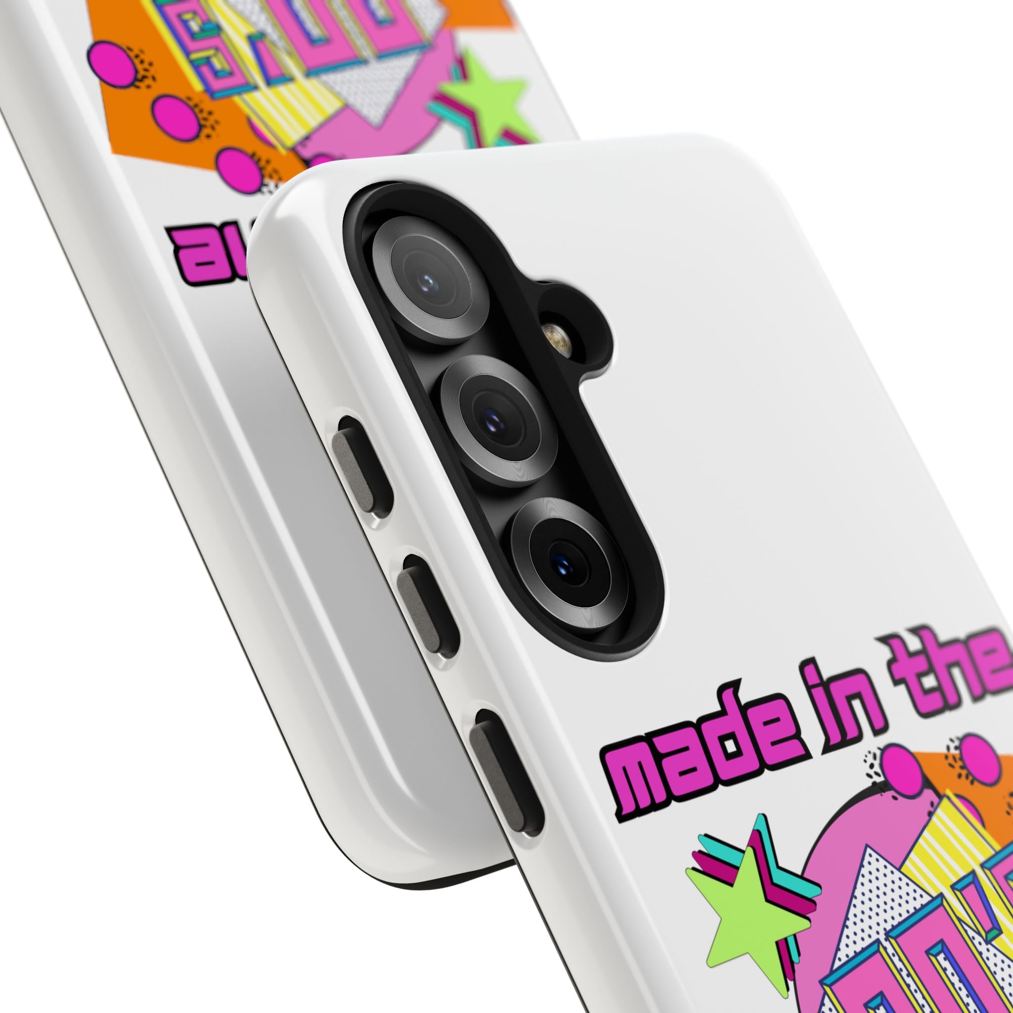 90s Retro Tough Phone Case — "Made in the 90's" Cassette Graphic