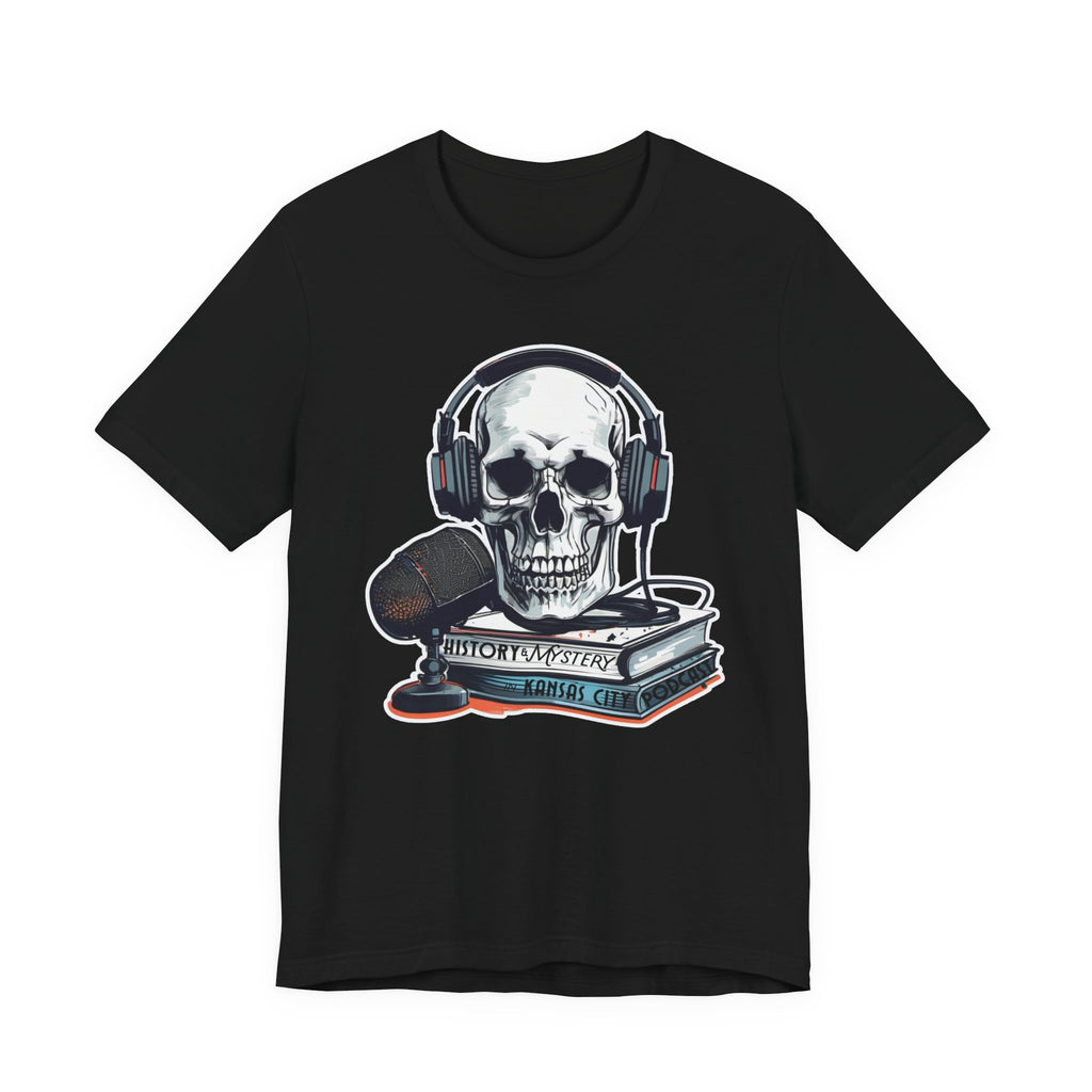 Unisex History & Mystery in Kansas City Podcast Jersey Short Sleeve Tee