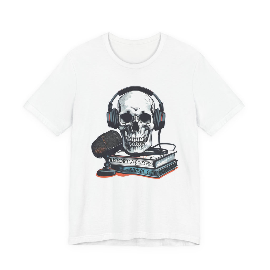 Unisex History & Mystery in Kansas City Podcast Jersey Short Sleeve Tee