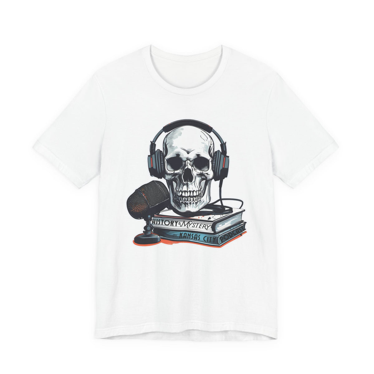 Unisex History & Mystery in Kansas City Podcast Jersey Short Sleeve Tee