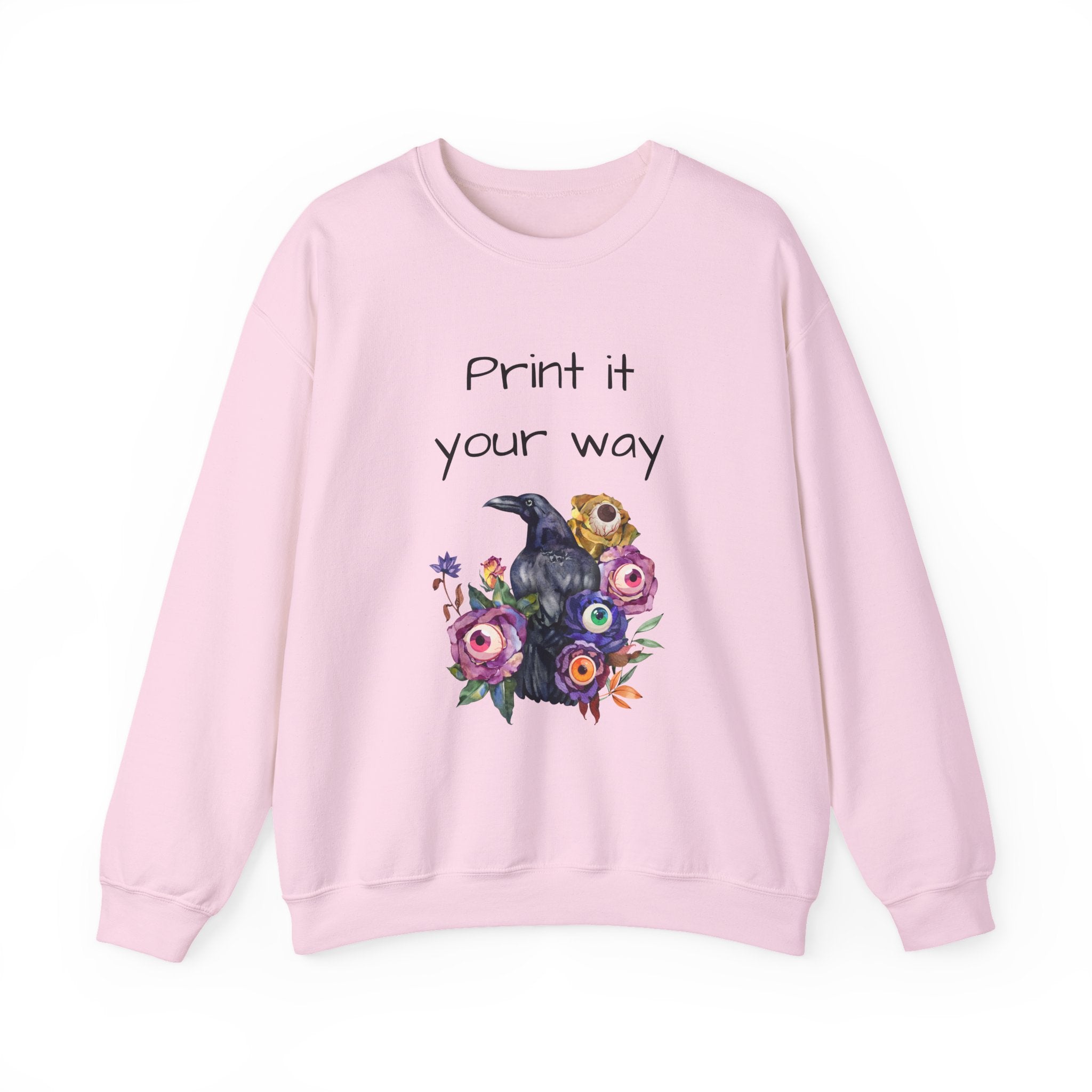 Personalize it! Crewneck Sweatshirt Surreal Design, Casual Pullover