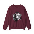 Classical Statue Ink-Splash Crewneck Sweatshirt