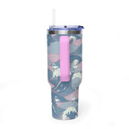 Nessie Waves 40oz Vacuum Tumbler — Insulated Travel Mug