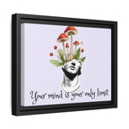 Personalize it! "Your Mind is Your Only Limit" Framed Canvas Wall Art