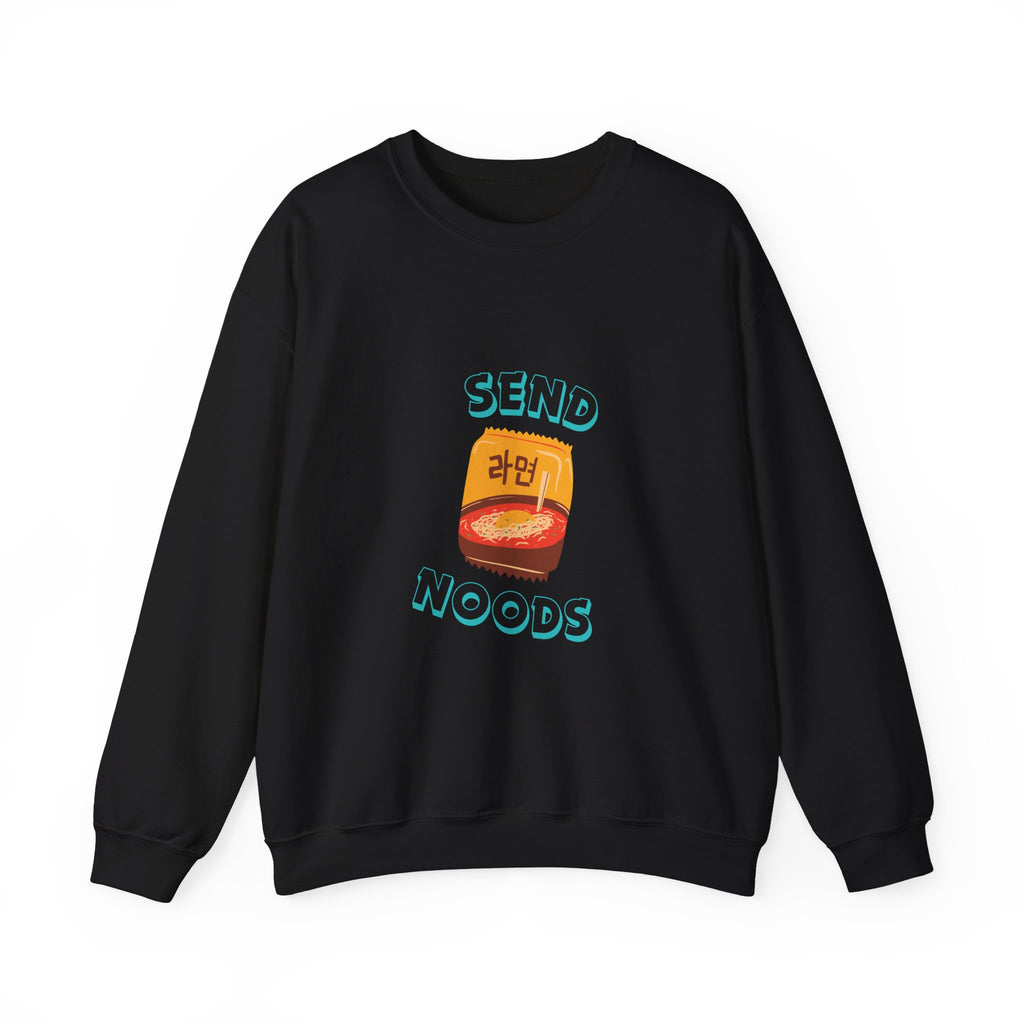 Send Noods Sweatshirt — Cute Ramen Graphic Crewneck