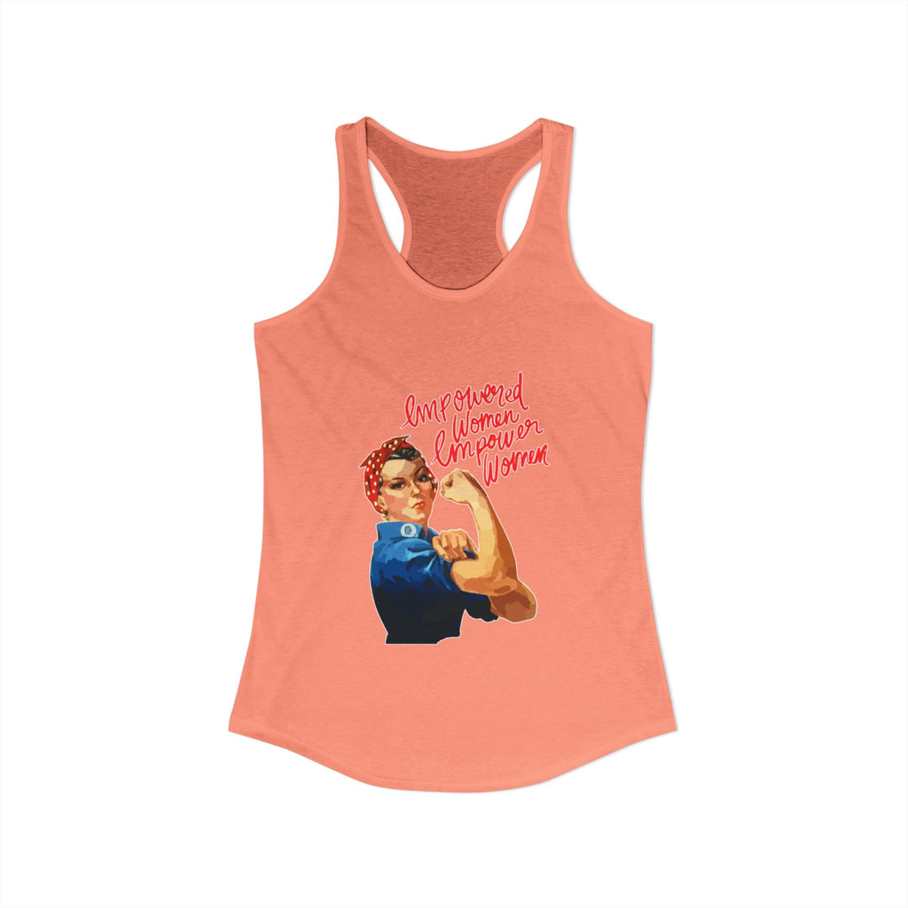 Personalize it! Women's Empowered Women Ideal Racerback Tank