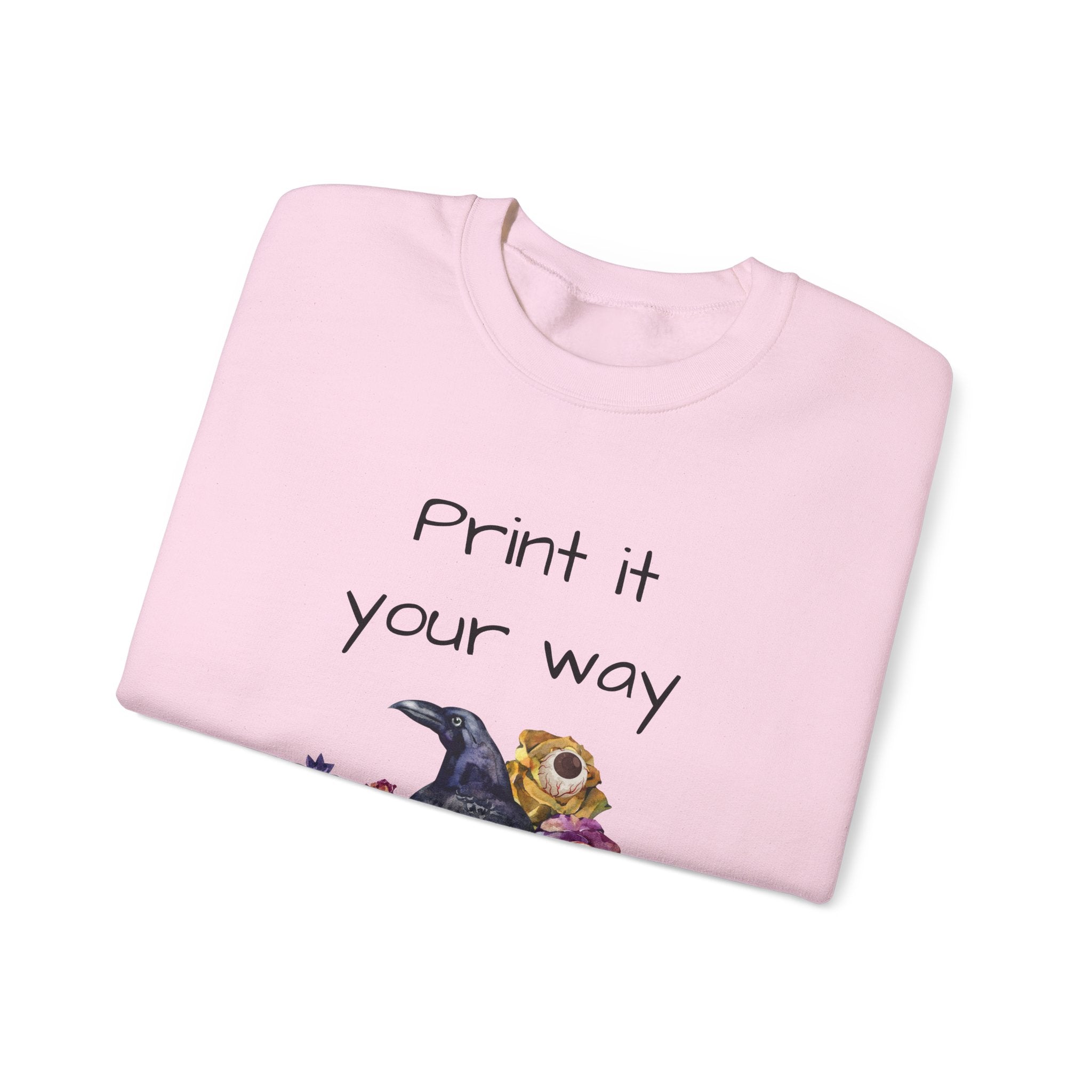 Personalize it! Crewneck Sweatshirt Surreal Design, Casual Pullover