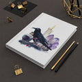 Raven & Crystals Hardcover Journal — Witchy Crystal, Candle & Potion Notebook
