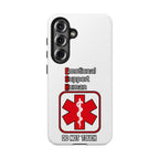 Emotional Support Human Phone Case — 'Do Not Touch' Medical Alert Tough Case
