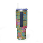 40oz Vacuum Tumbler — 1980's Puke