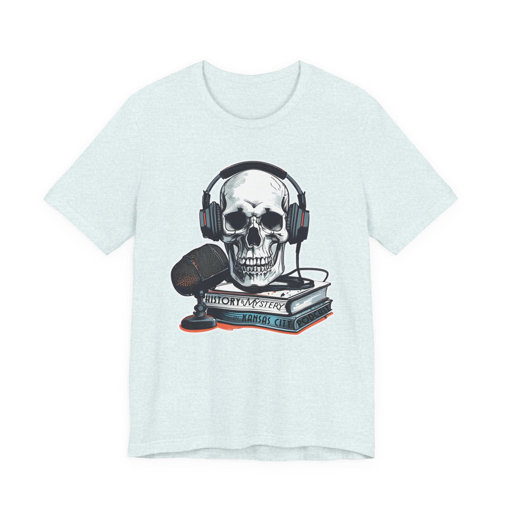 Unisex History & Mystery in Kansas City Podcast Jersey Short Sleeve Tee