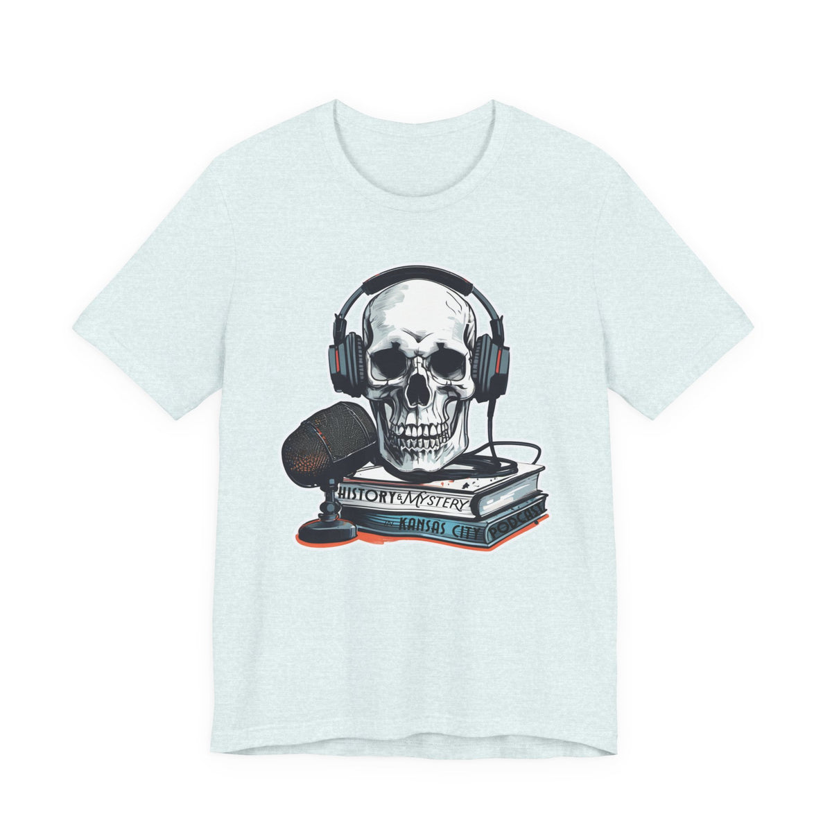 Unisex History & Mystery in Kansas City Podcast Jersey Short Sleeve Tee