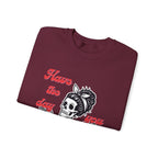 Skeleton 'Have the Day You Deserve' Crewneck Sweatshirt