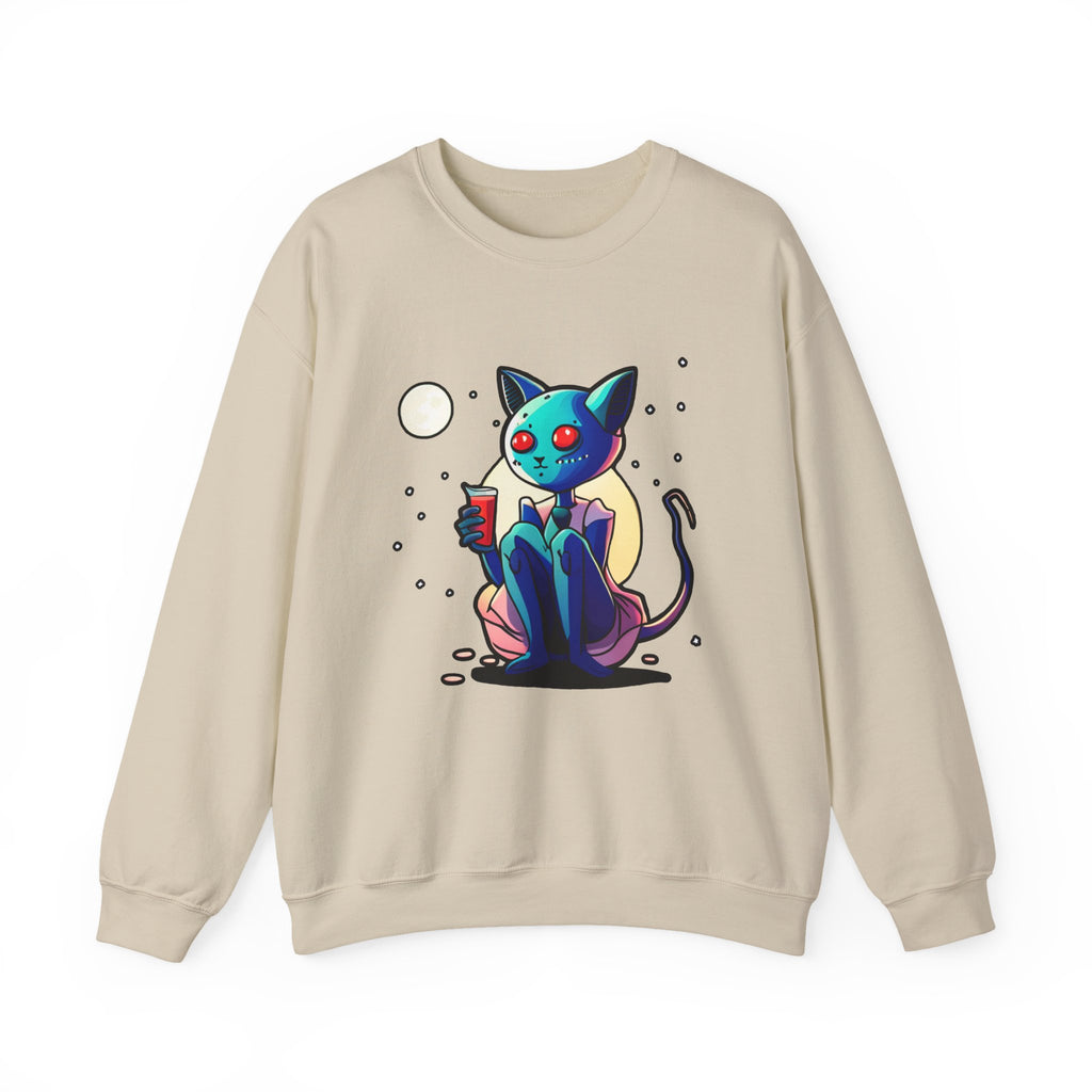 Alien Cat Crewneck Sweatshirt