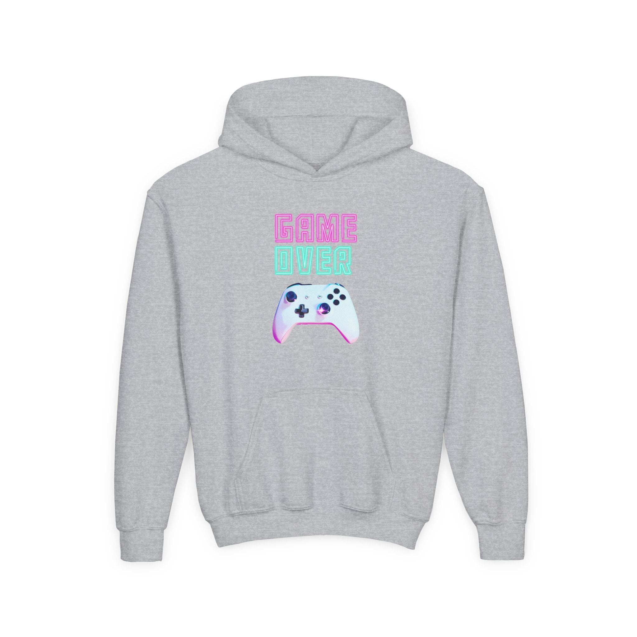 Youth  Game Over Heavy Blend Hooded Sweatshirt