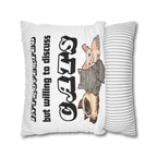 Introverted But Willing to Discuss Cats Pillowcase