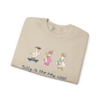 Silly Is The New Cool Sweatshirt — Cute Dancing Ducks Graphic Crewneck