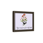 Personalize it! "Your Mind is Your Only Limit" Framed Canvas Wall Art