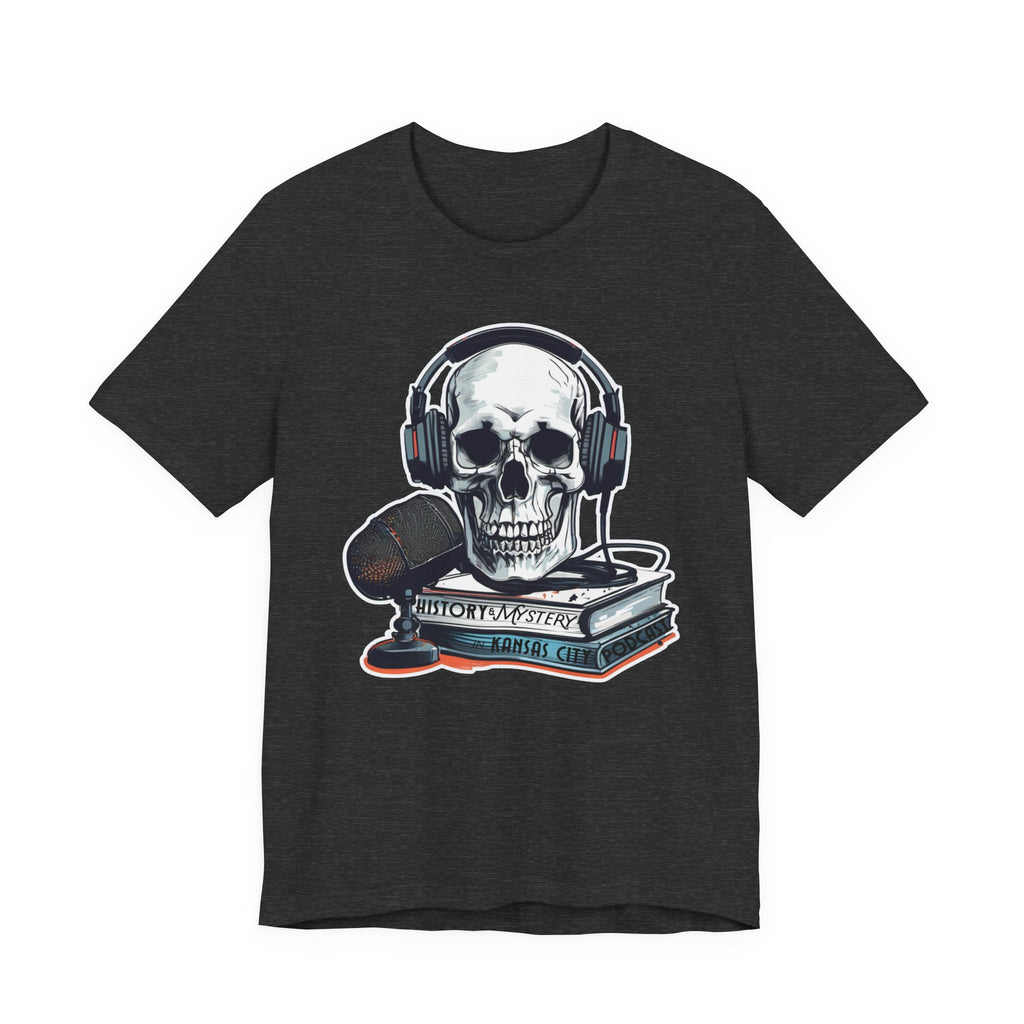 Unisex History & Mystery in Kansas City Podcast Jersey Short Sleeve Tee