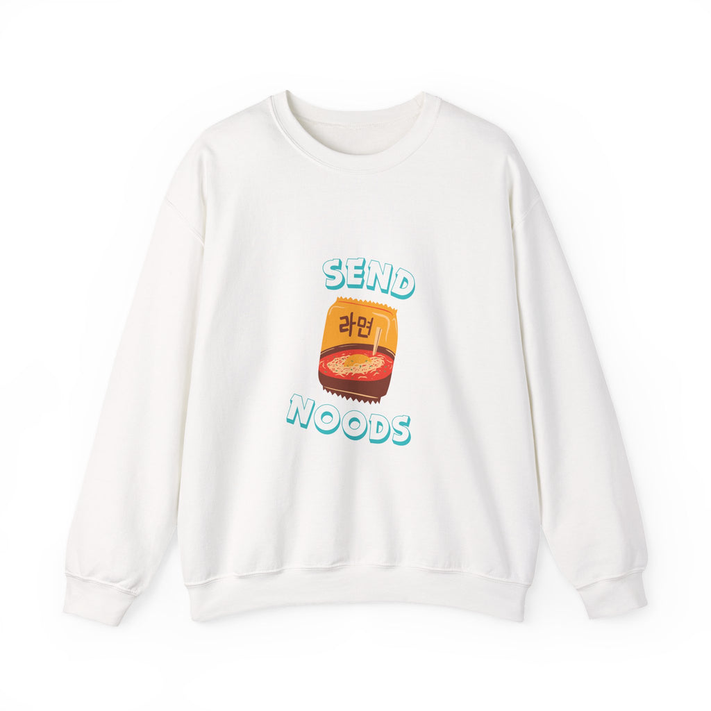 Send Noods Sweatshirt — Cute Ramen Graphic Crewneck