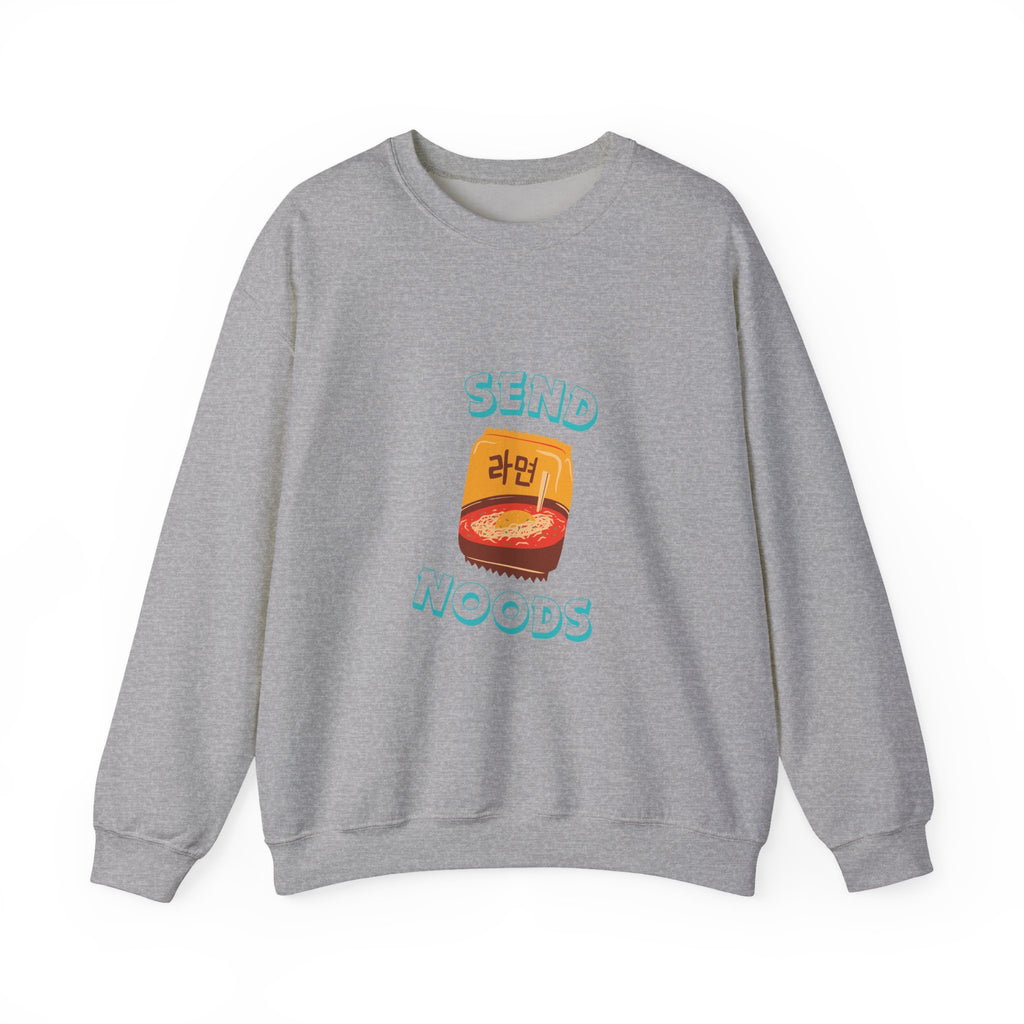 Send Noods Sweatshirt — Cute Ramen Graphic Crewneck