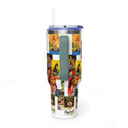 40oz B-Movies Retro Horror Poster Vacuum Tumbler