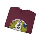 Crewneck Sweatshirt — Emotionally Unavailable & Thriving Retro Floral Graphic