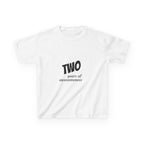 Personalize it! Youth T-Shirt "TWO years of awesomeness" Birthday Tee