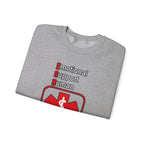 Emotional Support Human Sweatshirt – Medical Symbol “Do Not Touch” Crewneck