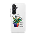 Phone Case — Colorful Potted Succulent “Say Aloe to My Little Friend”
