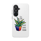 Phone Case — Colorful Potted Succulent “Say Aloe to My Little Friend”
