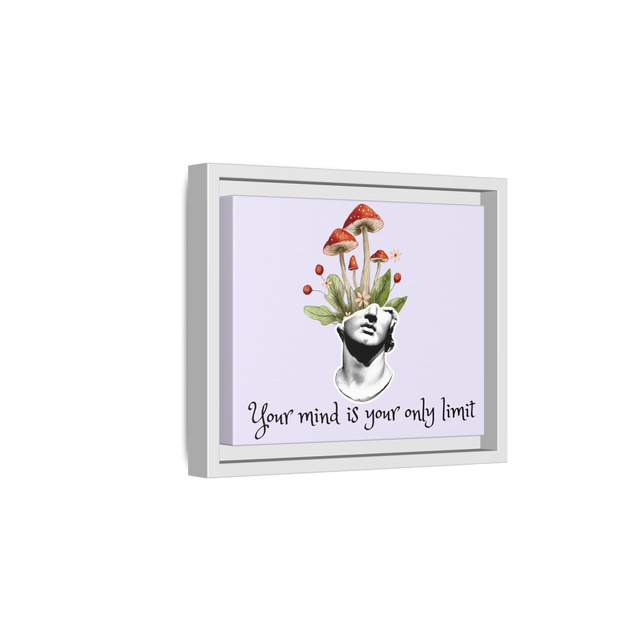 Personalize it! "Your Mind is Your Only Limit" Framed Canvas Wall Art