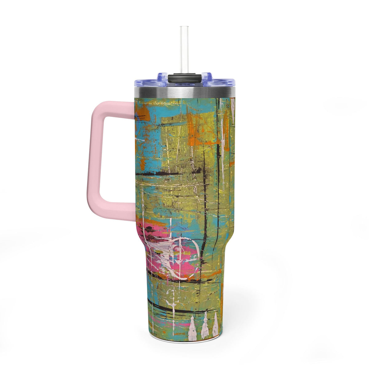 40oz Vacuum Tumbler — 1980's Puke