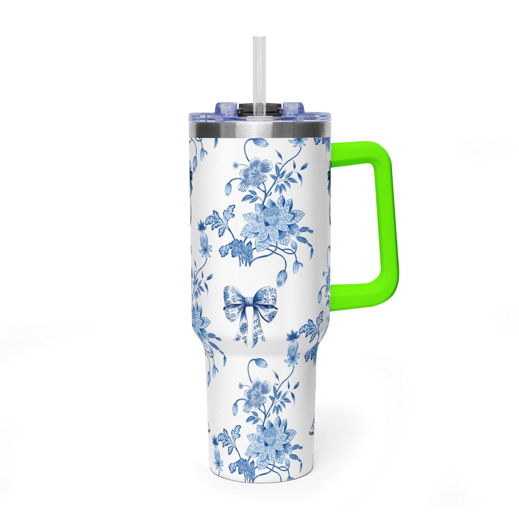 40oz Girly Western Floral Tumbler