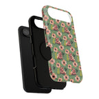 Floral Squonk Pattern Impact Phone Case — Protective iPhone Cover with Pink Flowers