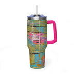 40oz Vacuum Tumbler — 1980's Puke
