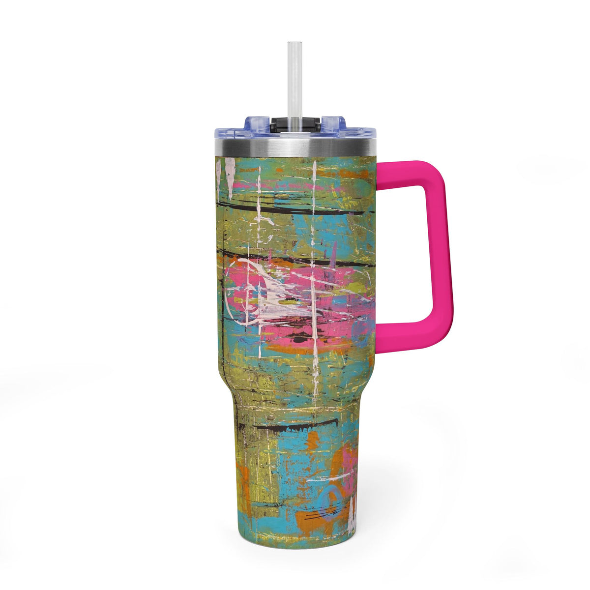 40oz Vacuum Tumbler — 1980's Puke