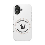 Tough Phone Case — “This Is Just My Avatar, I’m Really a Housecat” Cute Celestial Cat Protective Cover