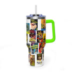 40oz B-Movies Retro Horror Poster Vacuum Tumbler