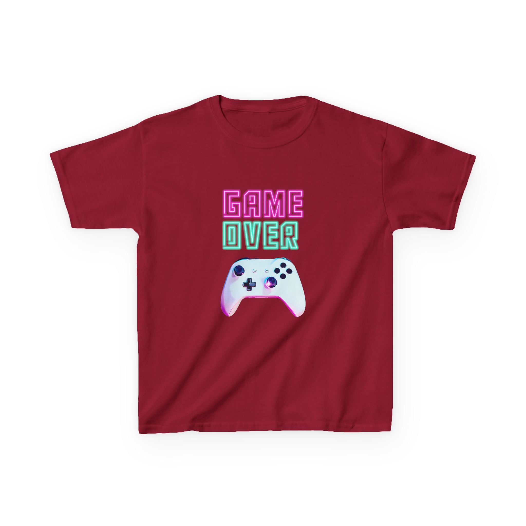Game Over Kids T-Shirt Pastel Gamer Controller Tee