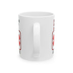 First Aid Coffee Mug — "Emotional Support Human-Do Not Touch" Emergency Medical Logo Ceramic Mug (11oz & 15oz)