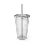 Always Time for True Crime Tumbler with Straw, 16oz