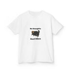 Youth 'No Thoughts Just Vibes' Cat Graphic Shirt