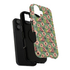 Floral Squonk Pattern Impact Phone Case — Protective iPhone Cover with Pink Flowers