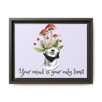 Personalize it! "Your Mind is Your Only Limit" Framed Canvas Wall Art