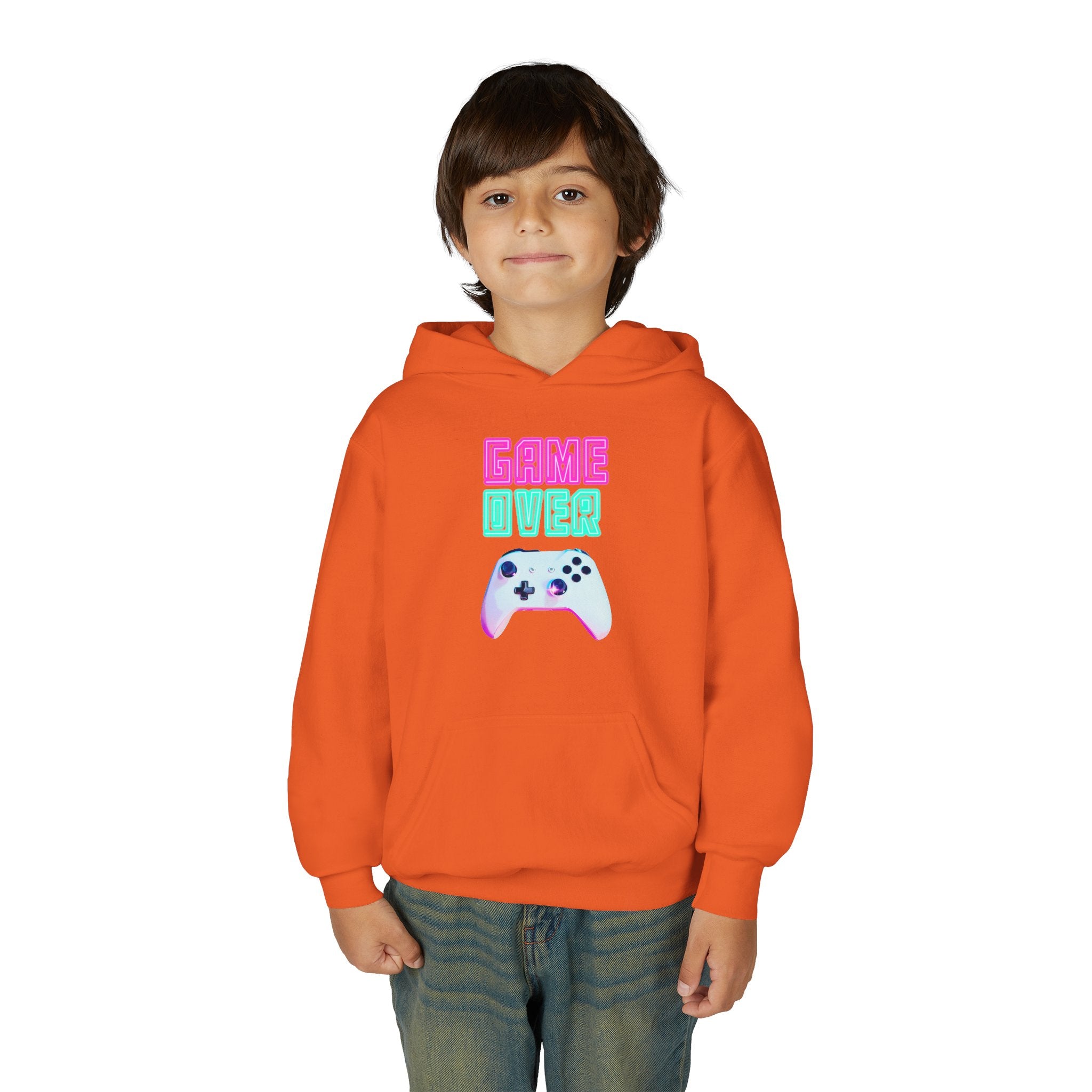 Youth  Game Over Heavy Blend Hooded Sweatshirt